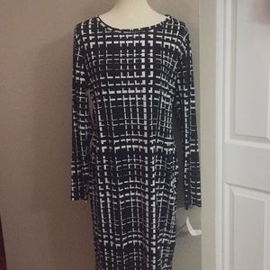 NWT Black and White Debbie Dress